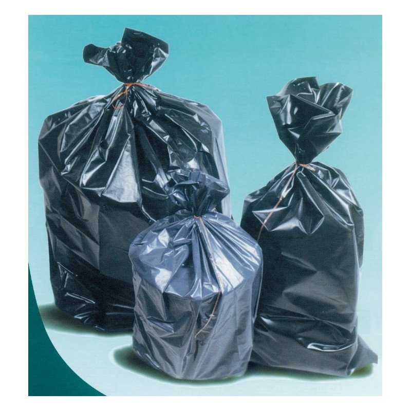Sacs poubelles noirs - 50L